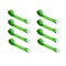 Tie 4 Safe 2" x 10' Lasso Strap w/ O Ring Auto Tie Down Wheel Lift Tow Truck Trailer Green, 8PK TWS21-510-W9-GR-C-8 - alternate 1
